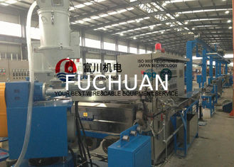 Fuchuan Photovoltaic Extruder Machine Dengan Screw Dia 70mm Untuk Wire Dia 1.5-12mm